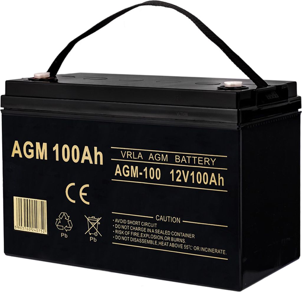ISO 20805 Batteria AGM 12V 100Ah esente da manutenzione Immagine del prodotto 