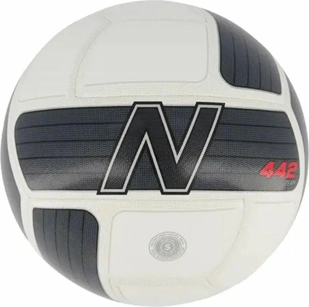 Ballon de Foot NB 442 Team Match Noir Taille 5 Durable et Précis NB
