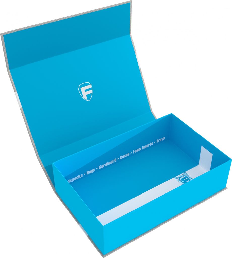 Feldherr Magnetbox blau Half-Size 75 mm leer