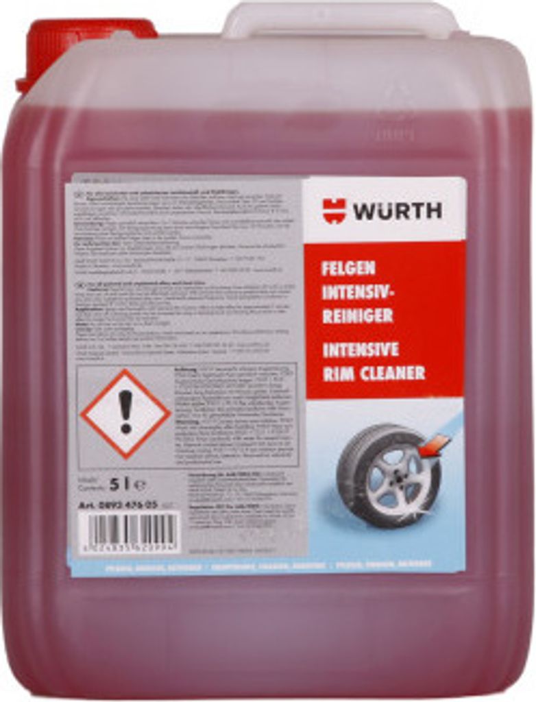 Würth Felgenreiniger-Intensiv-Kanister-5Ltr Produktbild 