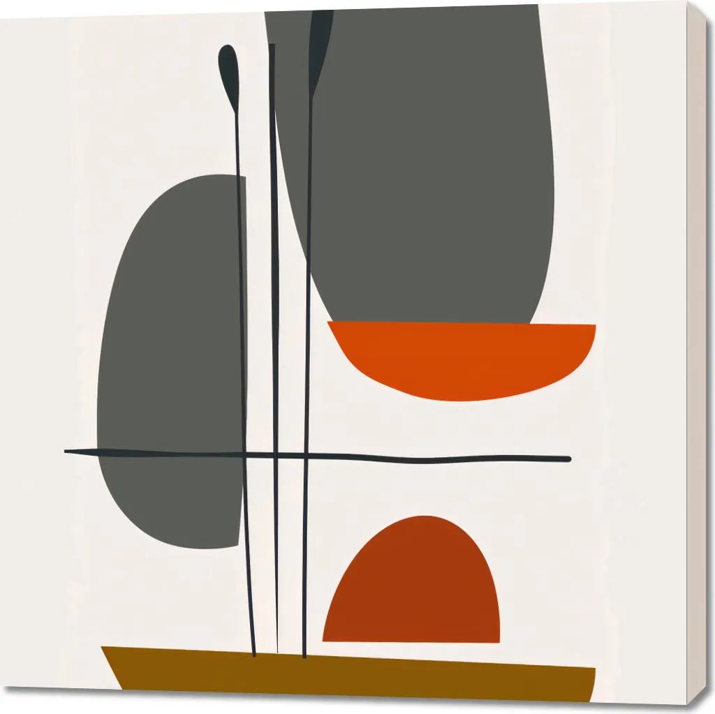Tableau Image 100 x 100 cm Harmonie - Décoration Murale Carrée Élégante