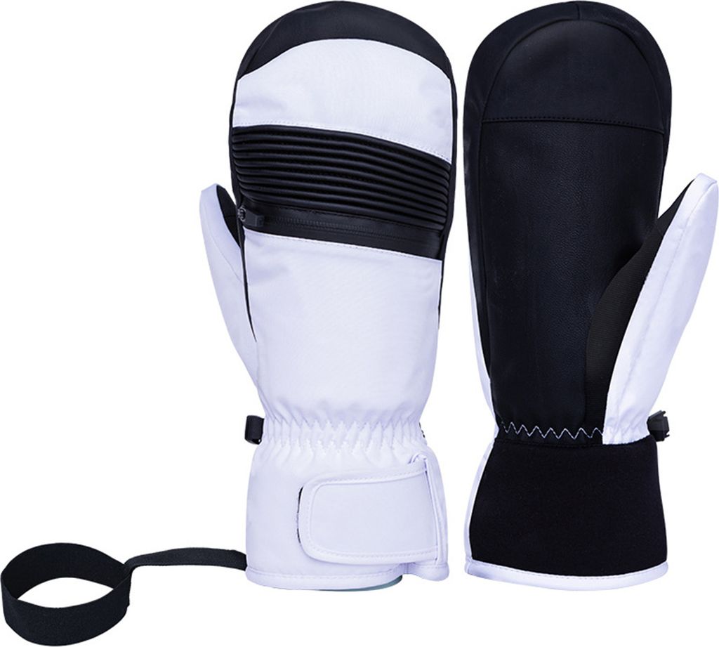 Wasserdichte Skihandschuhe für Männer und Frauen, Winter-Touchscreen-Skifäustlinge mit verstellbarem Handgelenkband für Skifahren, Wandern und ...