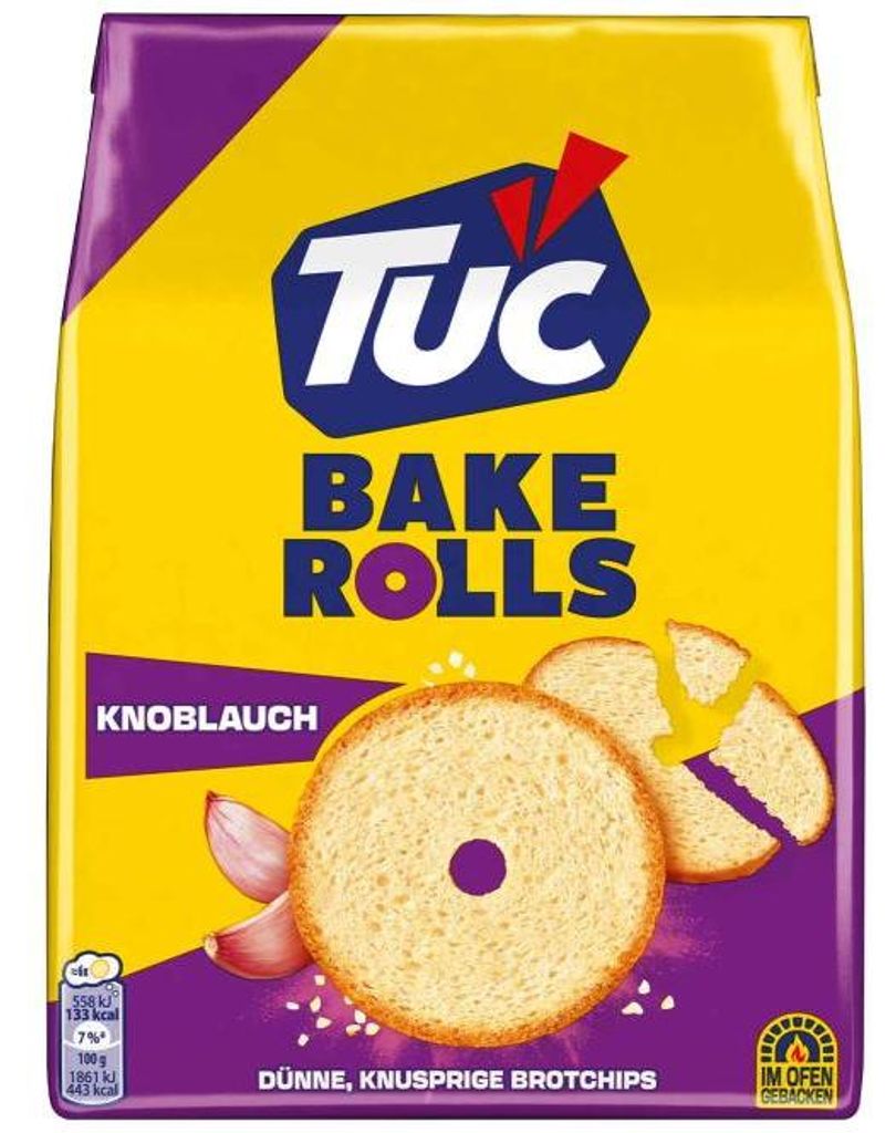 TUC Bake Rolls Knoblauch 150g Produktbild 