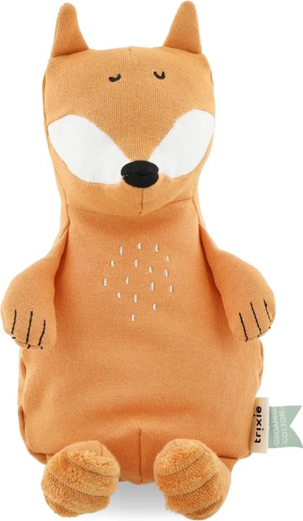 Peluche Renard Trixie en Coton Bio - Mr. Fox Petit Format Jouet Durable