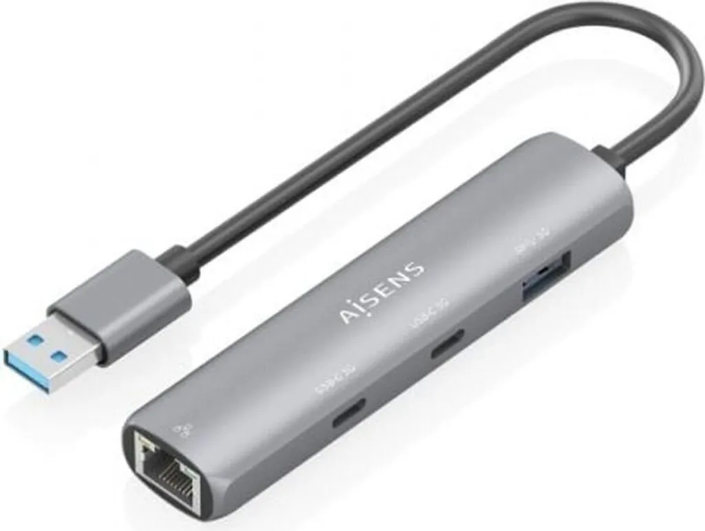 Adattatore AISENS USB 3.2 a RJ45 Gigabit Ethernet - Addio Lag in Ufficio