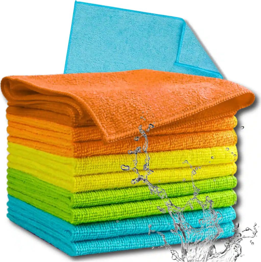 Mikrofasertuch, 10 Stück, Set, 30 cm Produktbild 