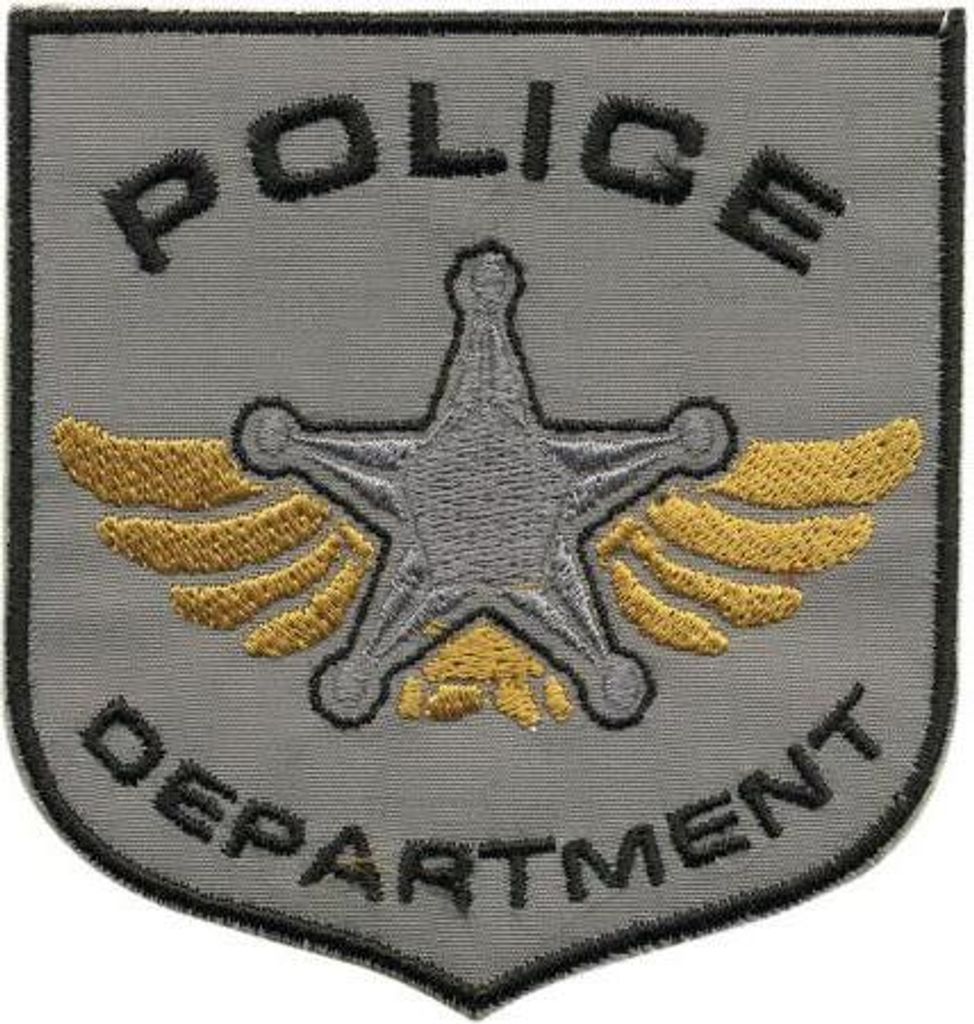 AUFNÄHER - Police Department - 04087 - Gr. ca. 7,5 x 8 cm - Patches Stick Applikation