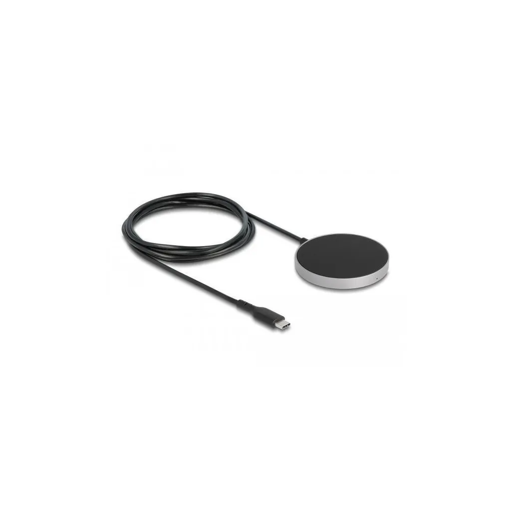 Delock 66467 Wireless Charging Pad 15W - Design Ultra-Sottile Grigio