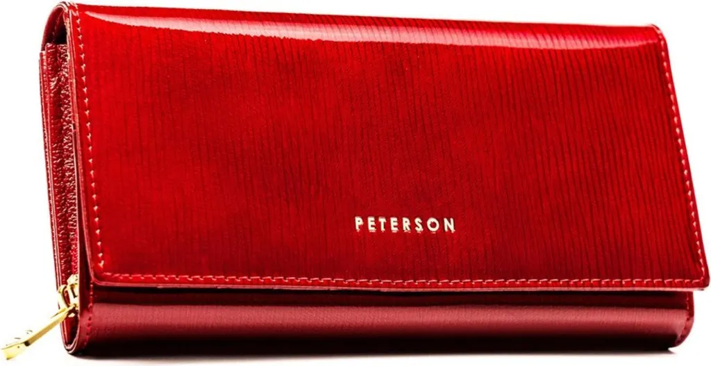 Portafoglio Verticale Peterson 3104-10 Pelle Naturale e RFID Stop