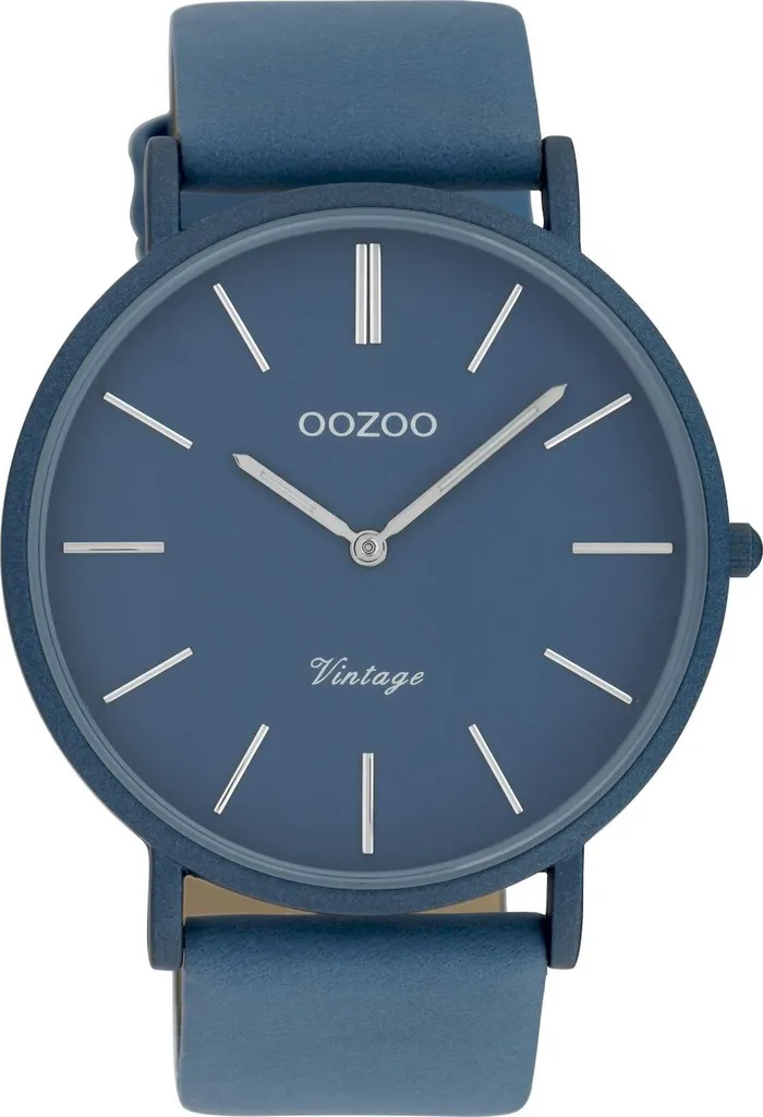 Montre femme Oozoo C9878 bleu marine : l'élégance vintage au poignet