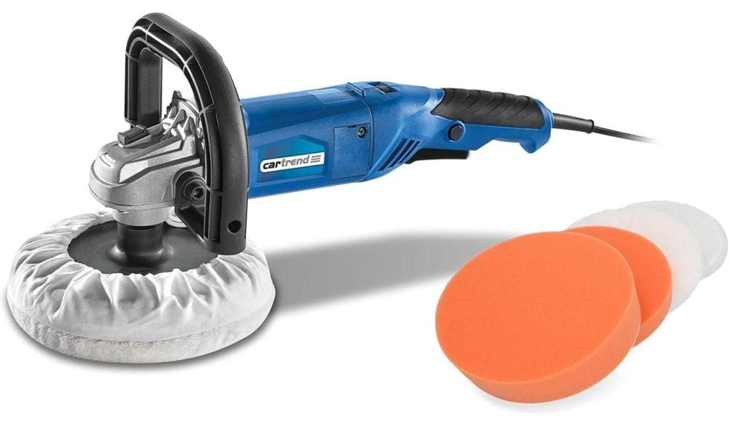 Profi-Poliermaschine 180mm 1200W Blau Produktbild 