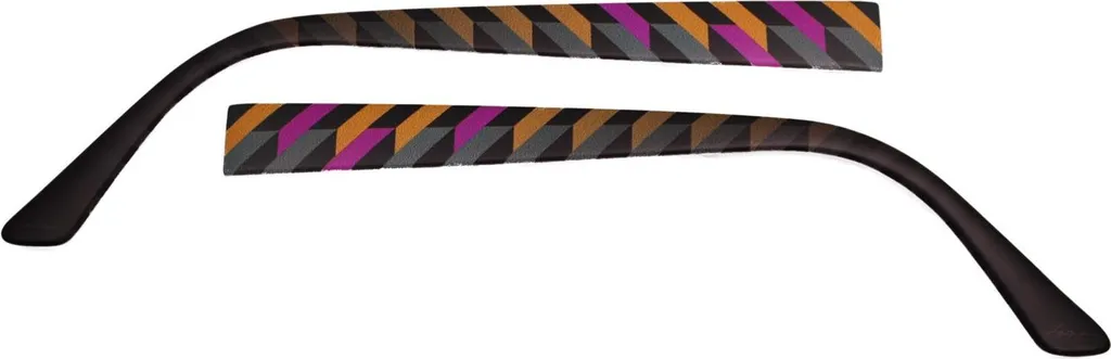 Aste Eye Max 5415.10 Diagonal Nero Lilla - Accessorio Moda Occhiali