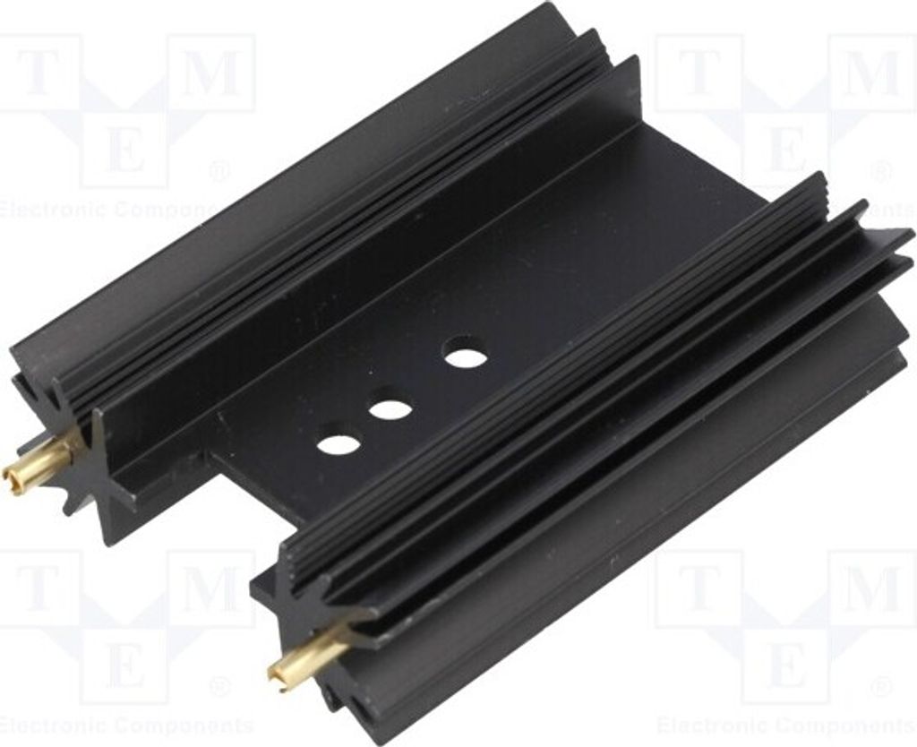 1x Radiator: geprägt SOT32,,TO3P 9K/W SK104-51 Kühler schwarz L: 50,8mm