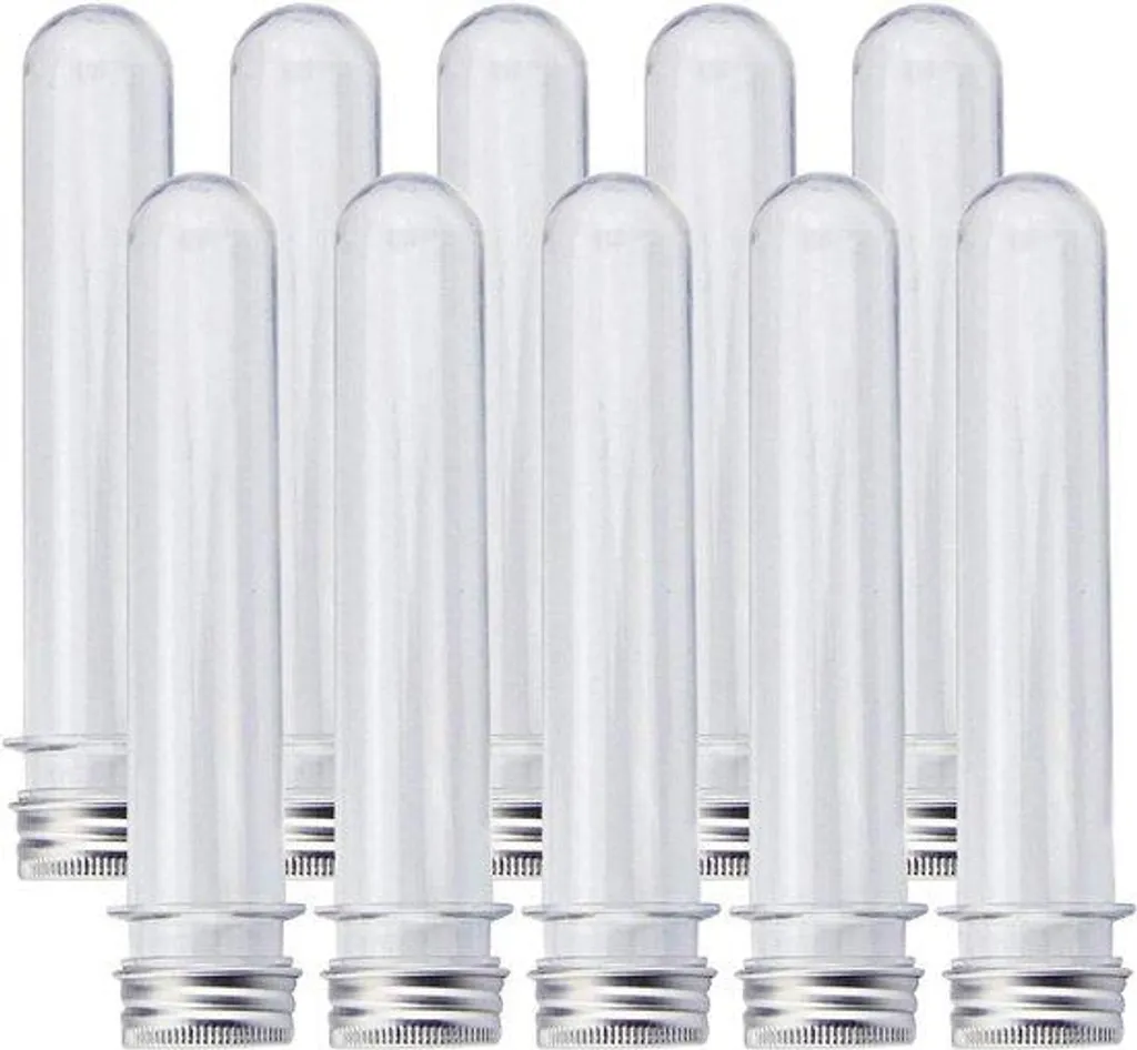 Tubes de Rangement pour Épices et Loisirs Créatifs 100ml à Vis 10 Pièces