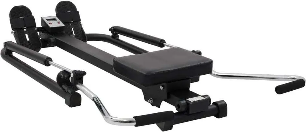 Rameur Hydraulique vidaXL pour Musculation à Domicile 5 Niveaux