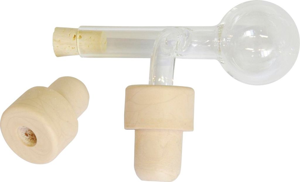 Getränkeportionierer Glas, mit Kork, 2 cl