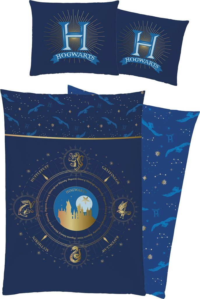 Posteľná bielizeň Harry Potter s hviezdnym vzorom bobor / Obrázok produktu 