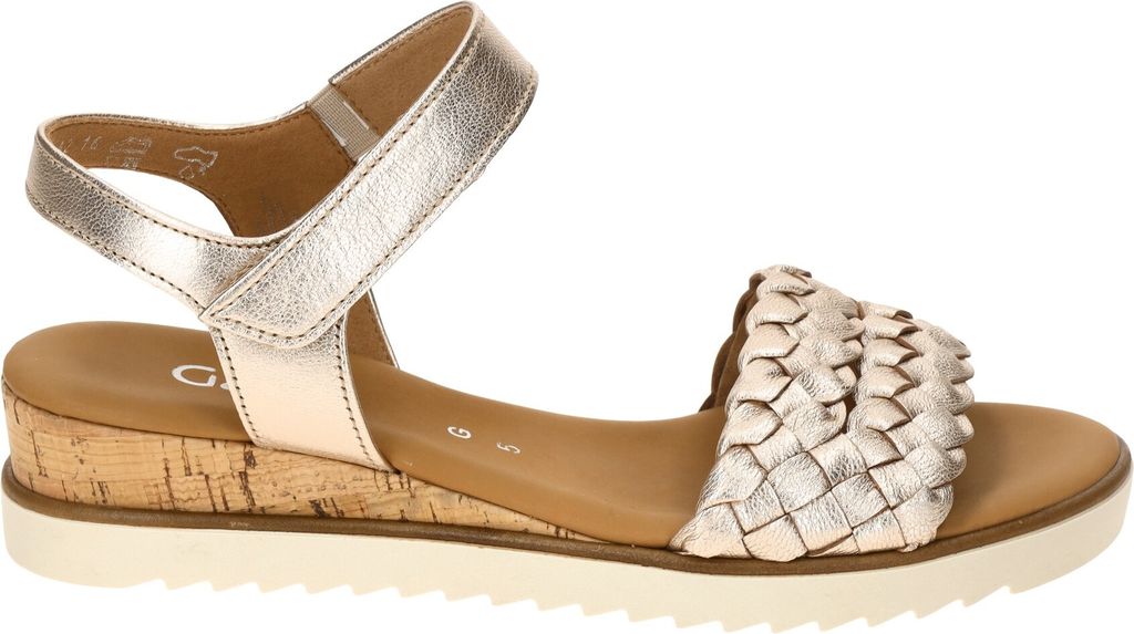 GABOR Riemchen Sandale GENUA beige 36