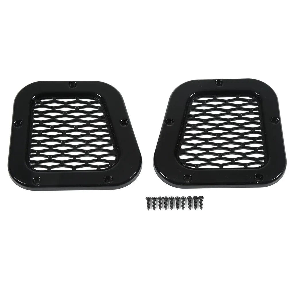 Pièce détachée grille d'air latérale Land Rover Defender noir brillant