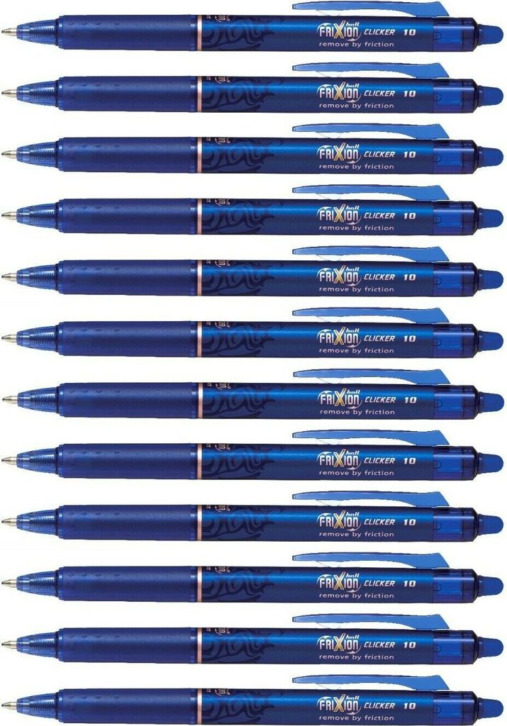 Pilot Frixion Clicker Ausziehbarer Gelschreiber Fettdruck Blau 1 Stück(e)