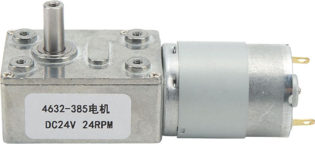 Getriebemotor Turbinenschnecke selbsthemmend DC 24V 24RPM CW CCW Getriebemotor für Fenster- und Türwinde