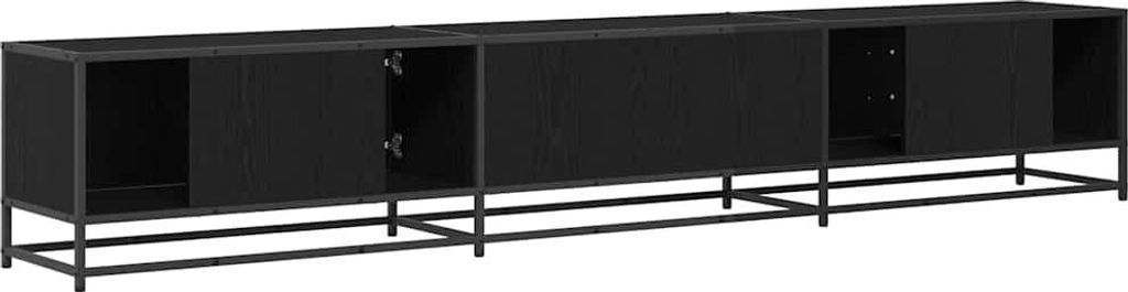 TV-Einheiten 2 pcs Schwarz Eichen-Optik 240 x 35 x 41 cm