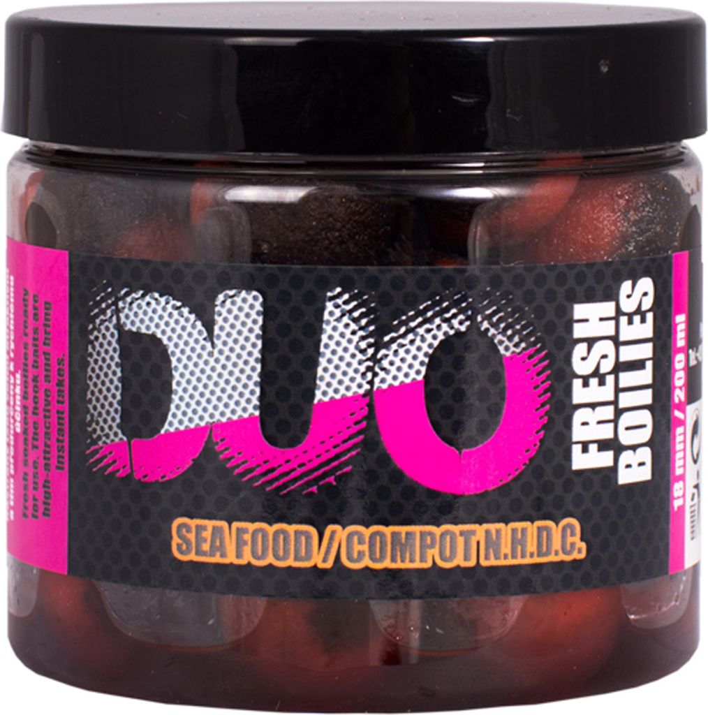 LK Baits boilies v dipu DUO X-Tra Fresh Sea Food/Compot Produktbild 