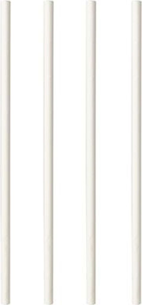 PAPSTAR Papier-Trinkhalm "pure" 200 mm weiß aus Papier 100 Stück