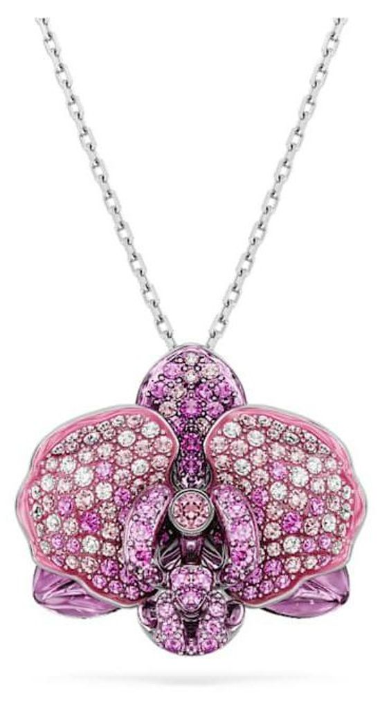 Swarovski SCS Idyllia Anhänger Blume, Rosa, Rhodiniert Produktbild 