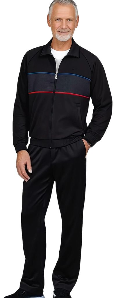 Herbold Sportswear Trainingsanzug Gr.2XL schwarz