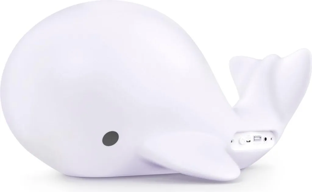 Enceinte sans Fil Baleine pour Chambre d'Enfant - Veilleuse Musique Douce