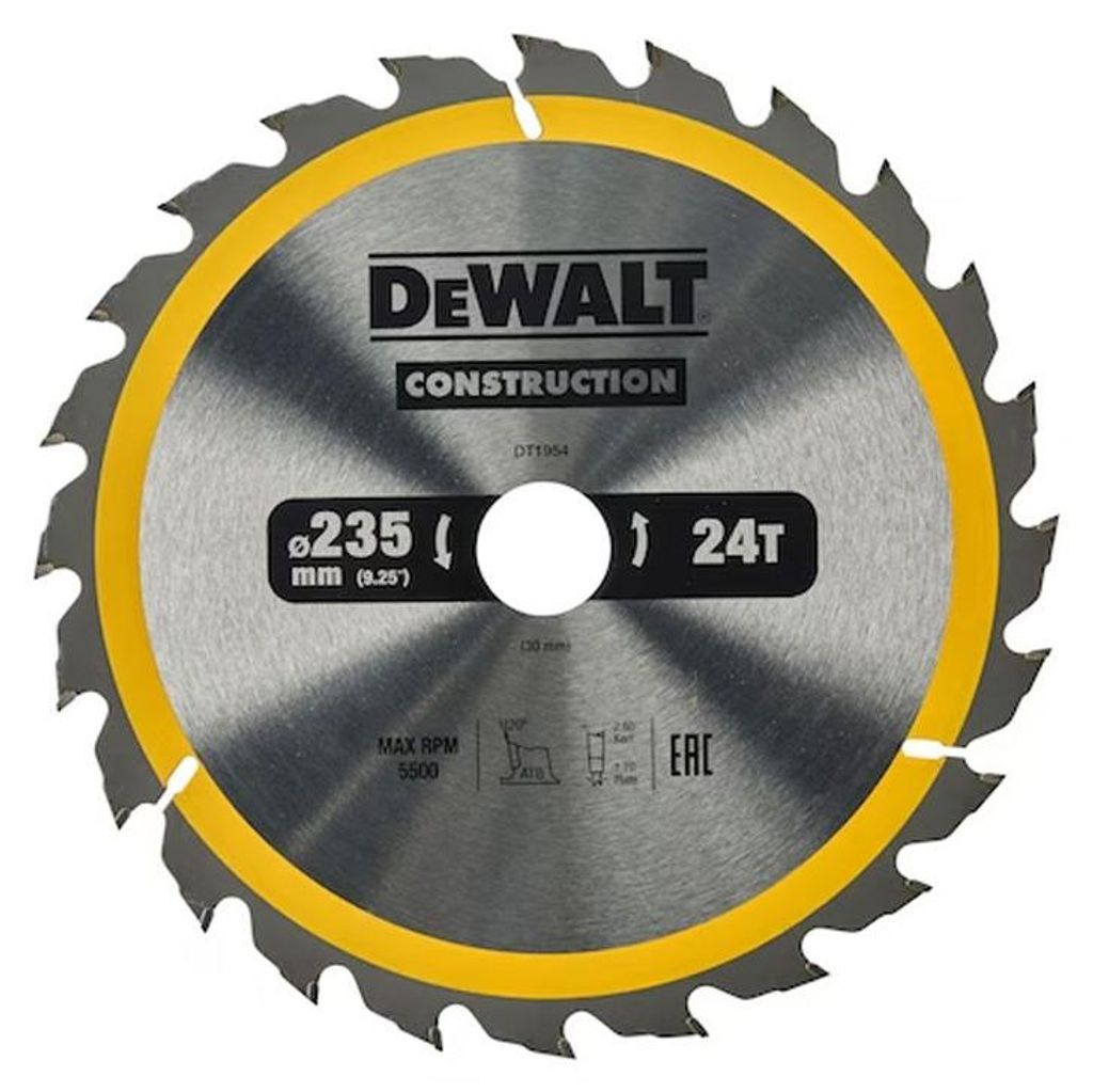 Lame de scie circulaire portative DEWALT Carbure Image du produit 
