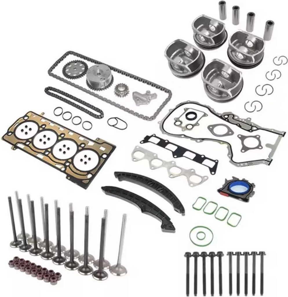 Motorreparatursatz Kolben Steuerkette für Audi A3 VW Skoda Seat 1.4 1.6 TSI CAVA