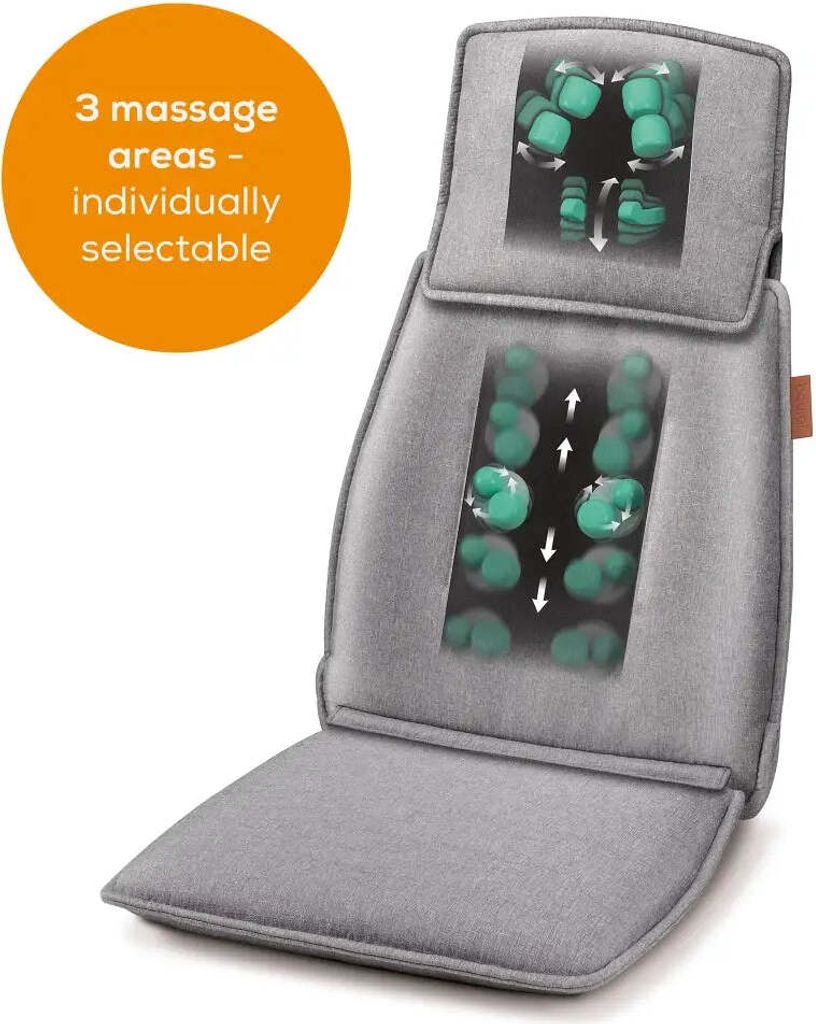 Beurer MG 330 grey Shiatsu-Massagesitzauflage Produktbild 20