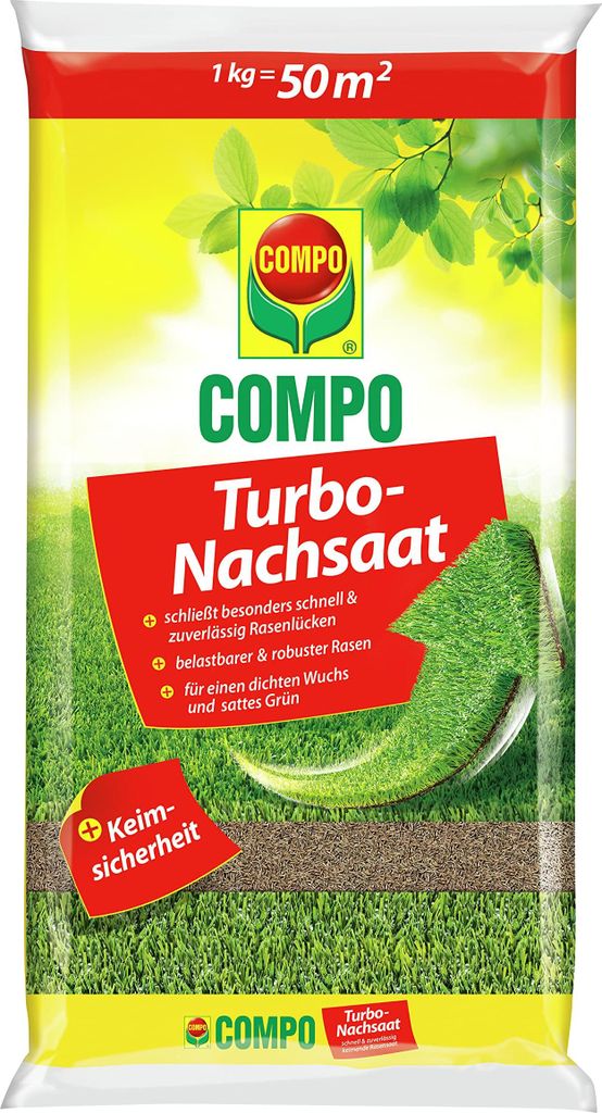 COMPO Turbo-Nachsaat für 50 m² - 1 kg