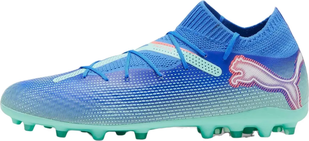 Puma Soccer Boots 107927-01 Bleu Taille 41 avec Semelle Haute Traction