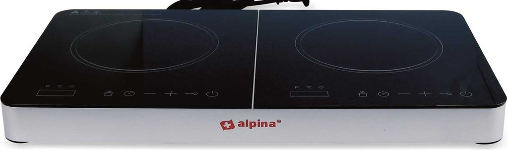 piano cottura a induzione alpina - 2 bruciatori - touch Immagine del prodotto 
