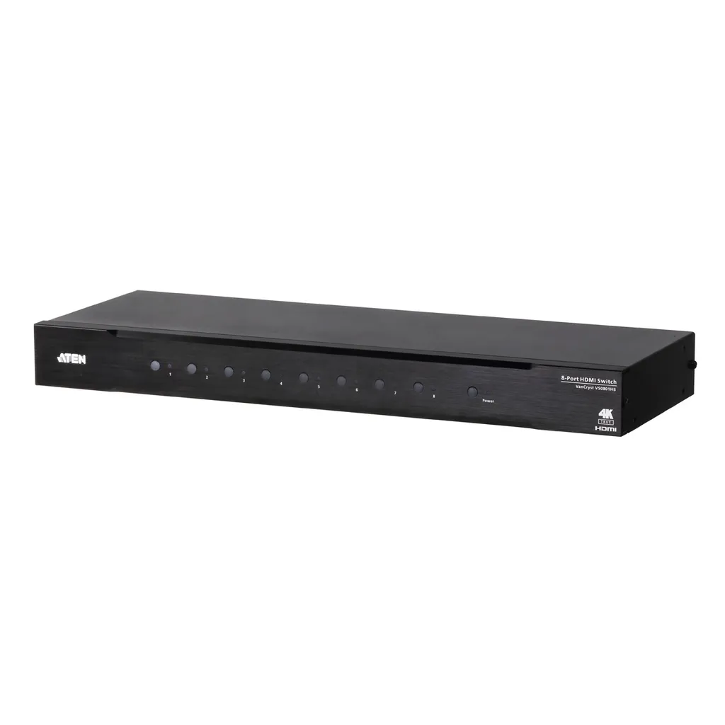 Aten VS0801HB Commutateur HDMI 8 Ports True 4K 60Hz HDR Haute Fluidité