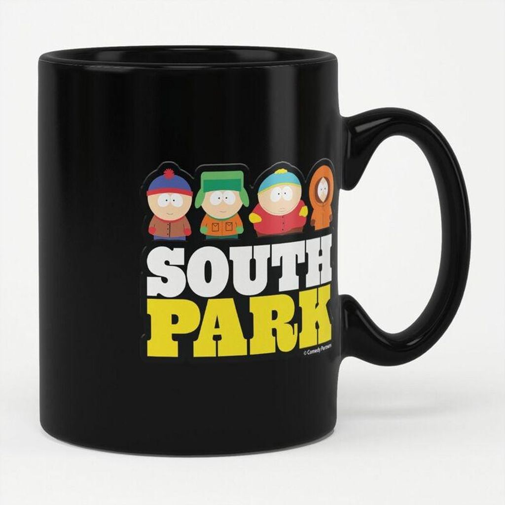 South Park Tasse  Logo schwarz Standard Produktbild 