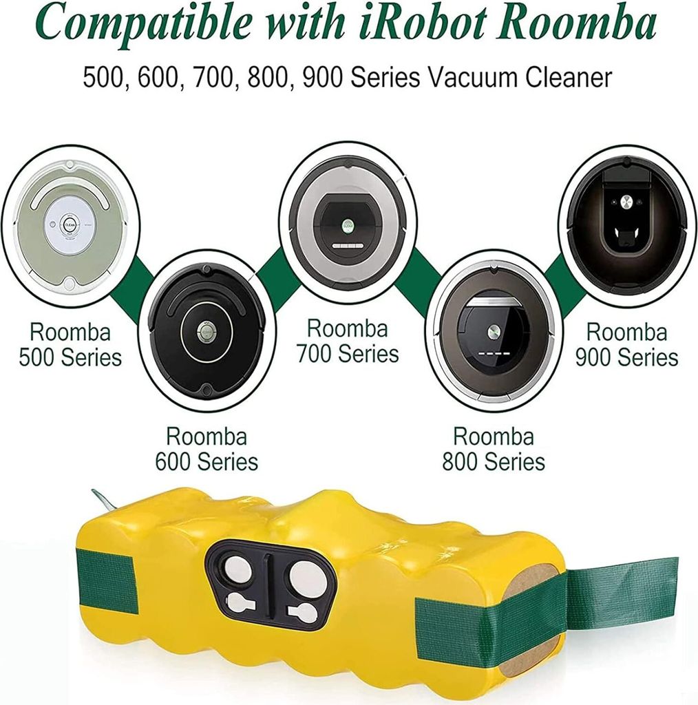 Akumulator SWAREY 14,4 V 4500 mAh NI-MH do iRobot Roomba Zdjęcie produktu 10