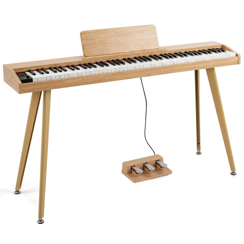 COSTWAY 88 Tasten Digitalpiano mit Ständer, E-Piano mit Produktbild 