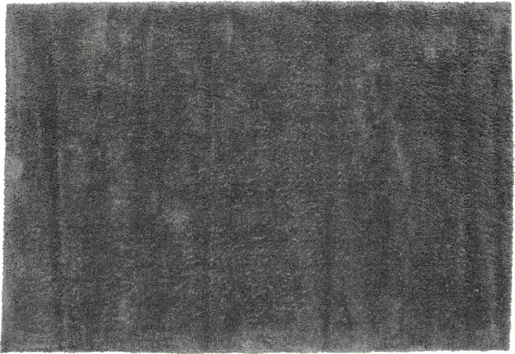 Tapis gris foncé Walter 230x160 cm au tissage dense et velours moelleux