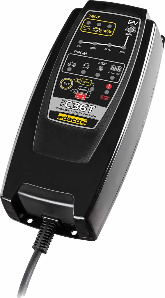 Onduleur Deca SM C36T 12V : chargeur compact IP65 pour batteries Plomb/AGM