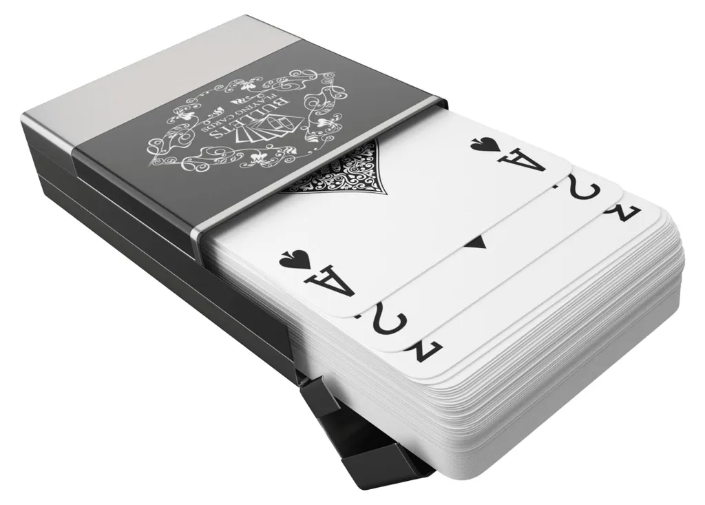 Jeu de cartes de voyage en plastique indéchirable pour camping