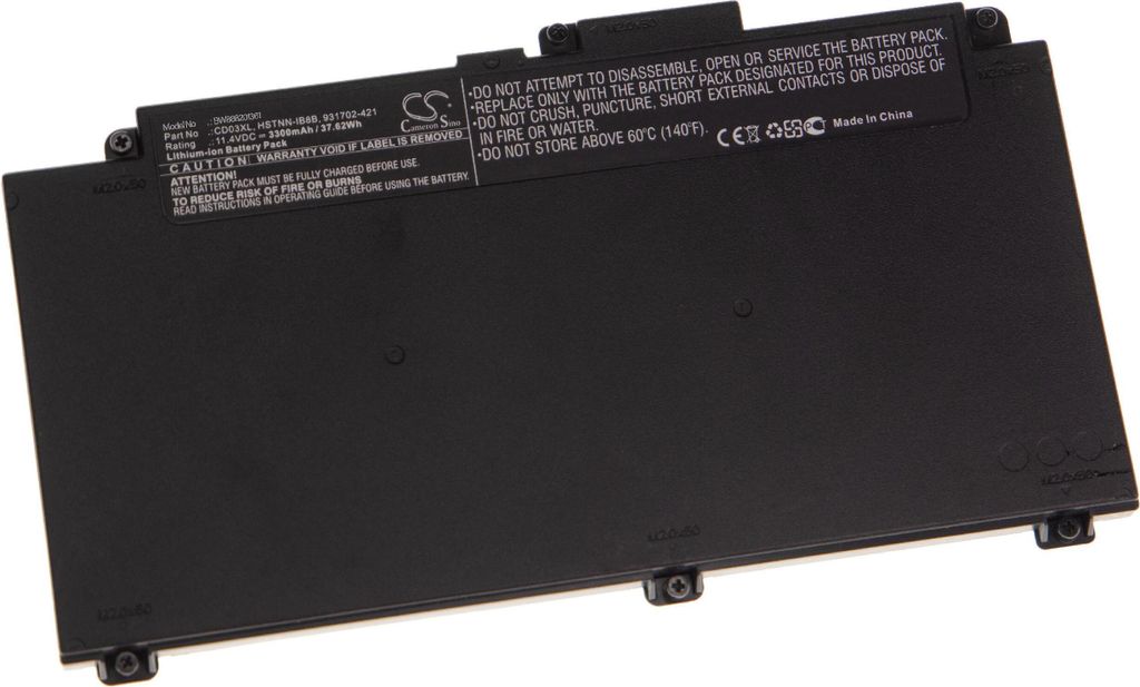 vhbw Akku kompatibel mit HP ProBook 640 G5, 645 G4 3UP62EA, 640 G4, 645 G4 3UP61EA, 645 G4, 650 G4, 650 G5 Notebook (3300 mAh, 11,4 V, Li-Ion)