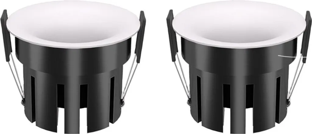 Lot de 2 Spots LED Encastrables 12W Surface Arc 4000K Blanc Trou 75mm