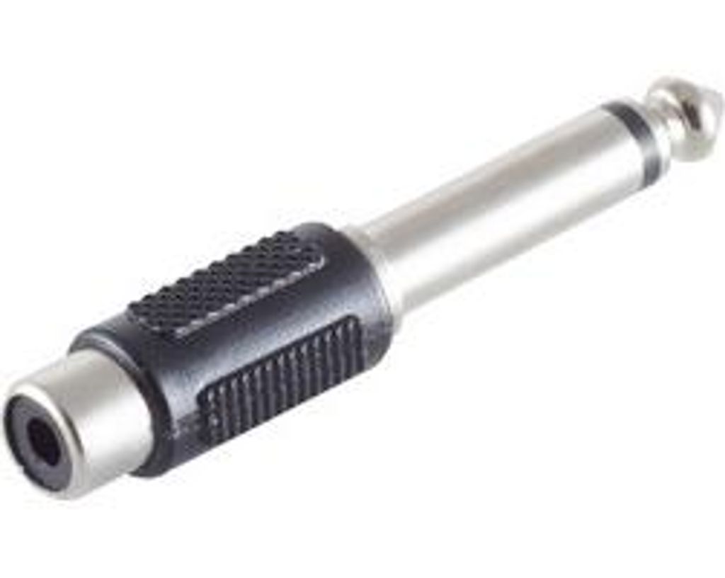 Adapter, Klinkenstecker Mono 6,3mm/Cinchkupplung Produktbild 