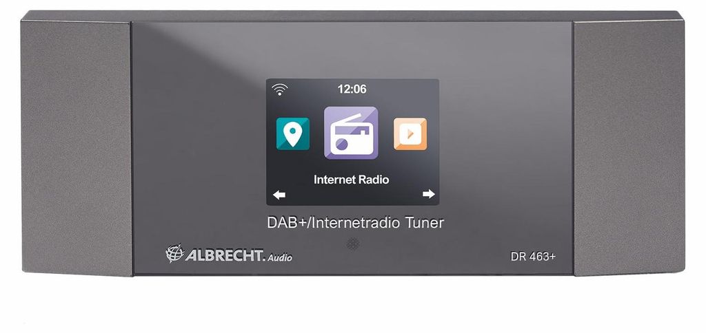 Albrecht DR 463, Tragbar, Digital, DAB+, FM, UKW, Grau, Produktbild 