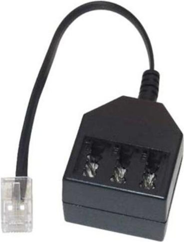 S-Impuls Western-Steck. 8/4 (RJ45) auf TAE-NFF-Kuppl. 0,2m