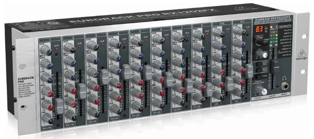 Optimisez votre Espace Audio avec la Mixette Behringer RX1202FX V2 Rack